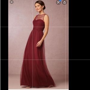BHLDN Corrine Dress in Red
